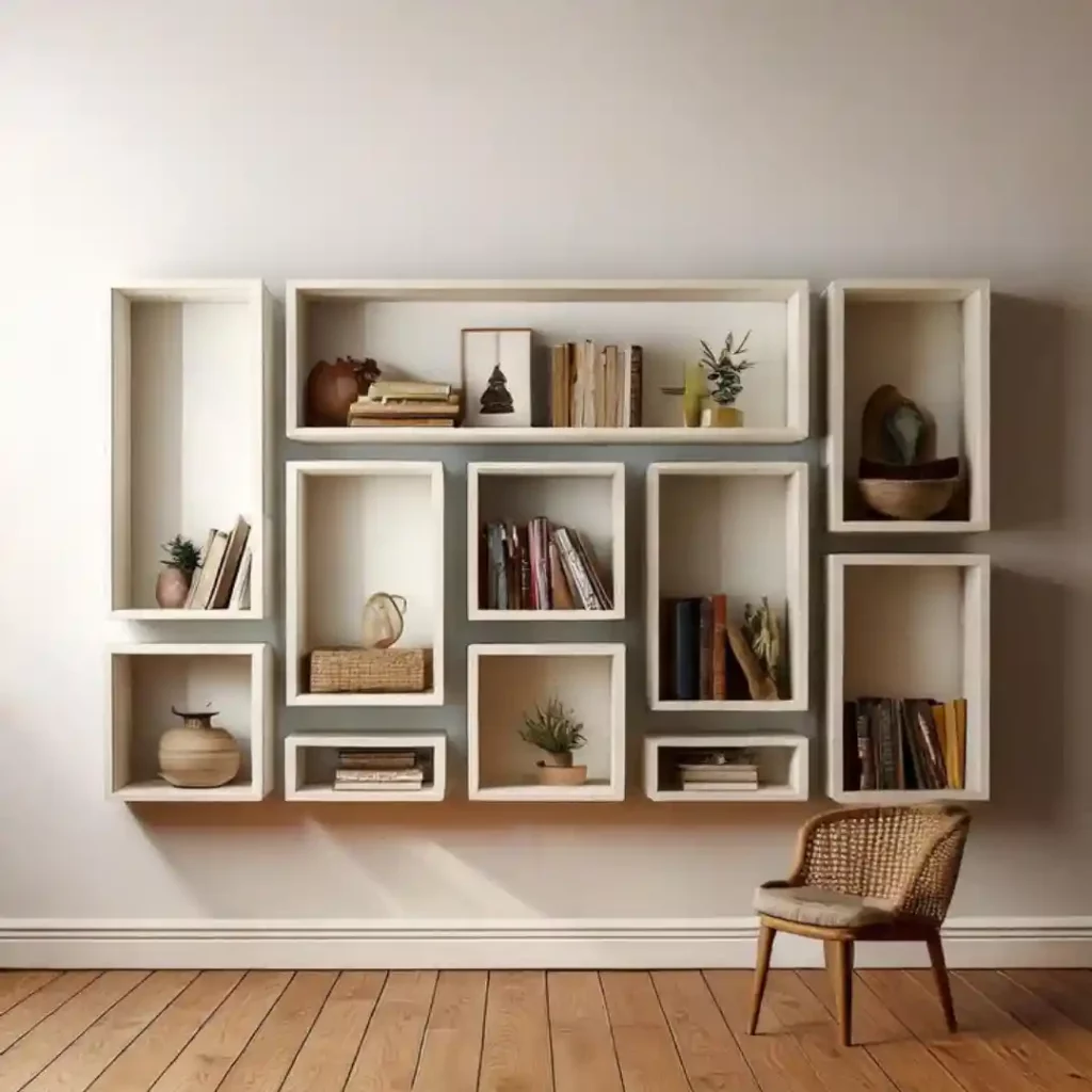 a image of a wall rack