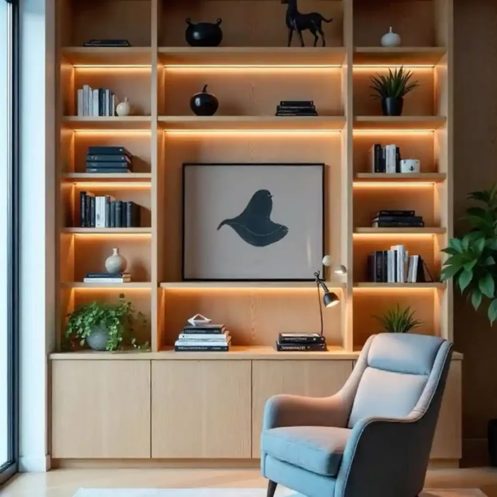 a image of a wall rack