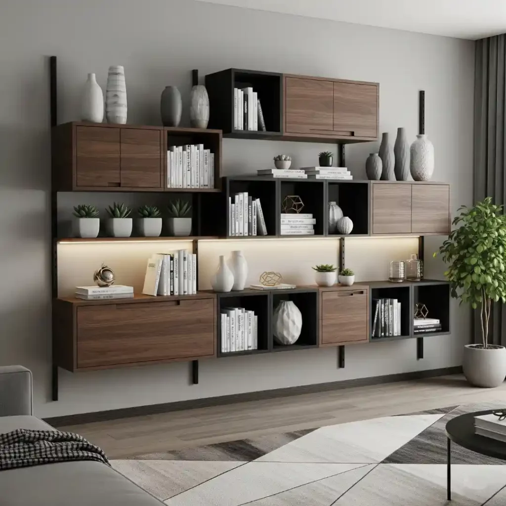 a image of a wall rack