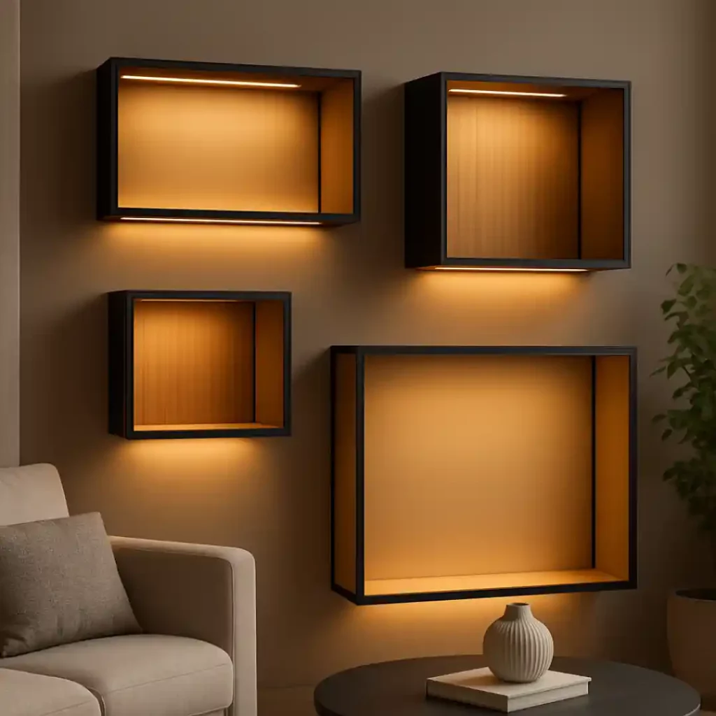 a image of a wall rack