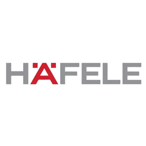 a logo of a hafele fittings brand