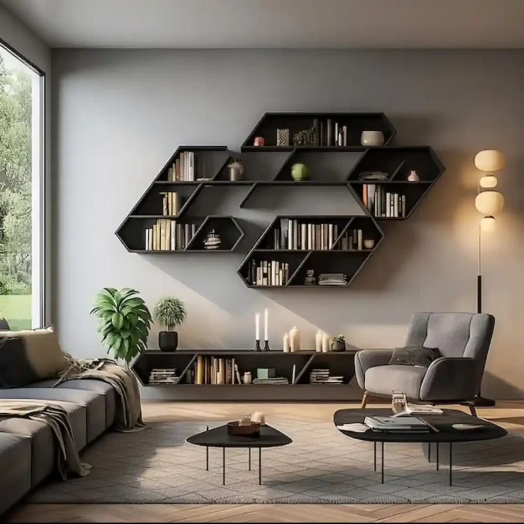 a image of a wall rack