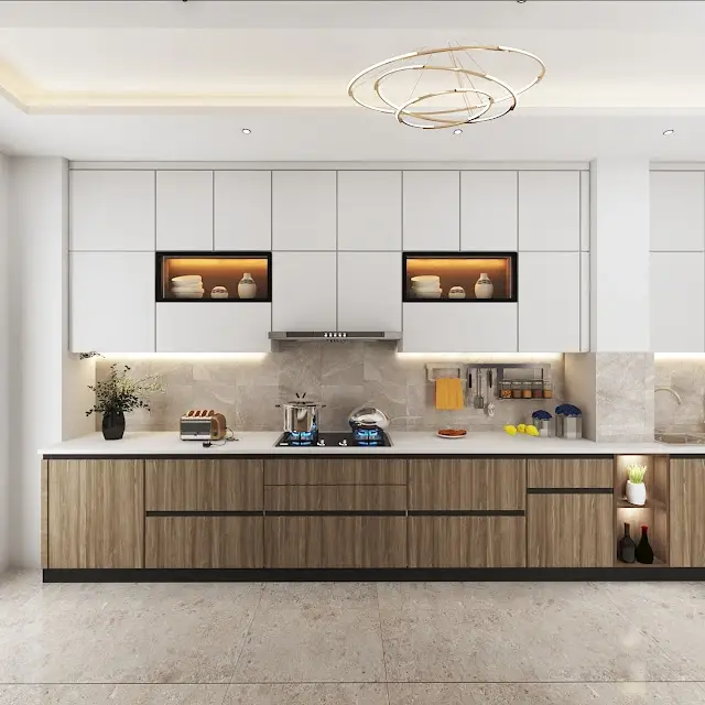 Luxury Modular Kitchen Design in Delhi